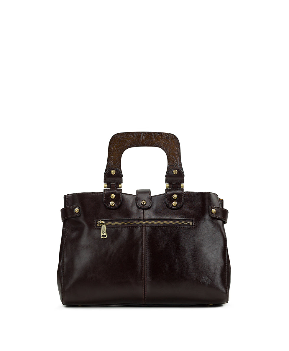 sancia woven satchel vintage distressed woven