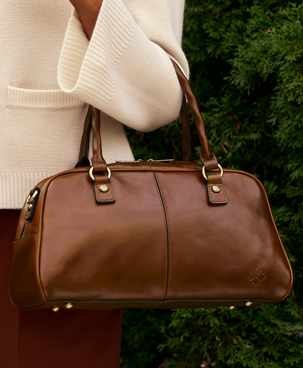 pomezia satchel crossbody vintage distressed leather