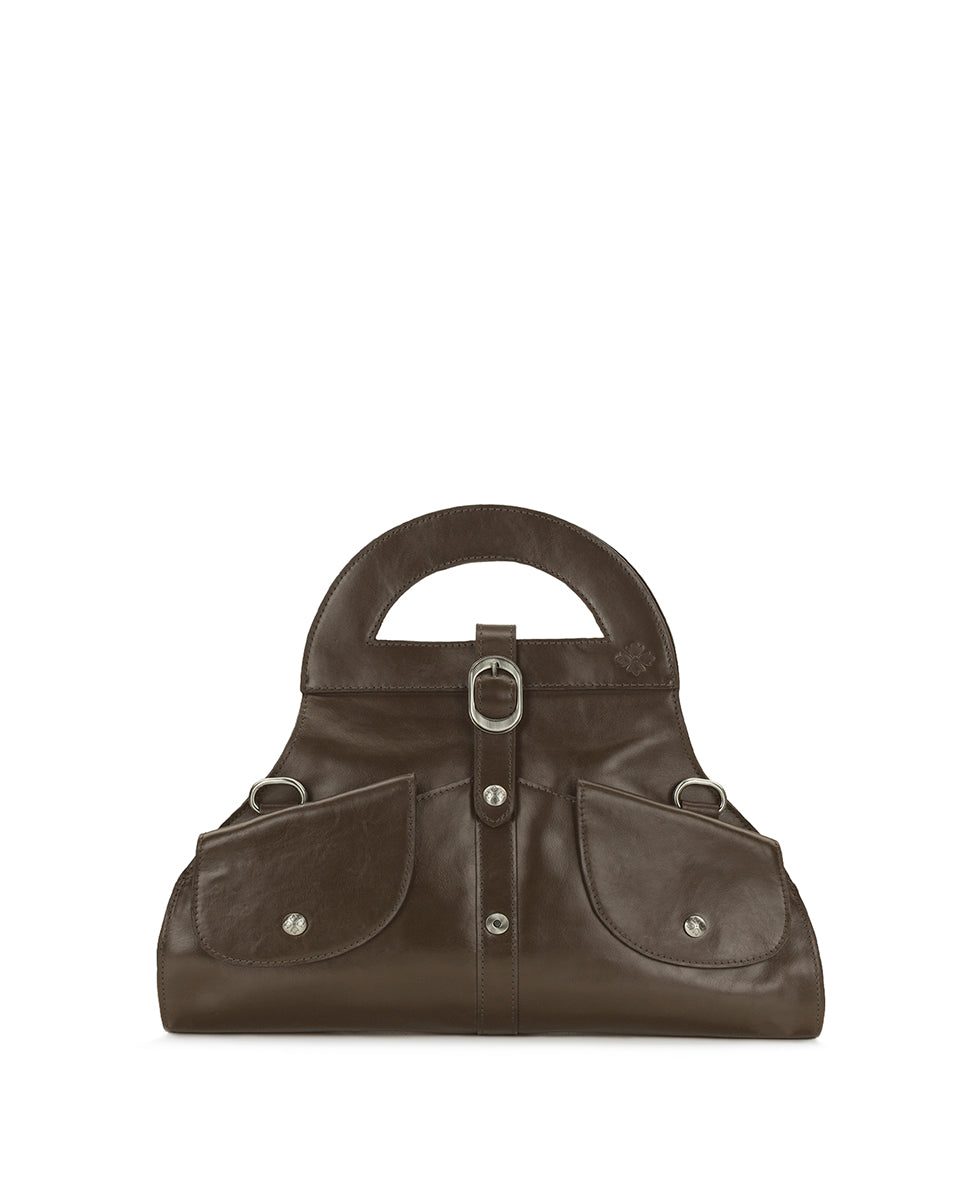 milania convertible satchel vintage distressed leather
