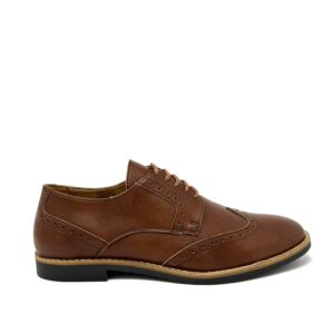 Ethan Brogue in Tan from Novacas