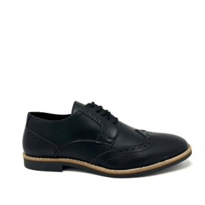 Ethan Brogue in Black from Novacas