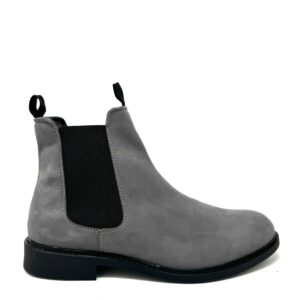 Bruce Chelsea Boot in Grey Suede from Novacas